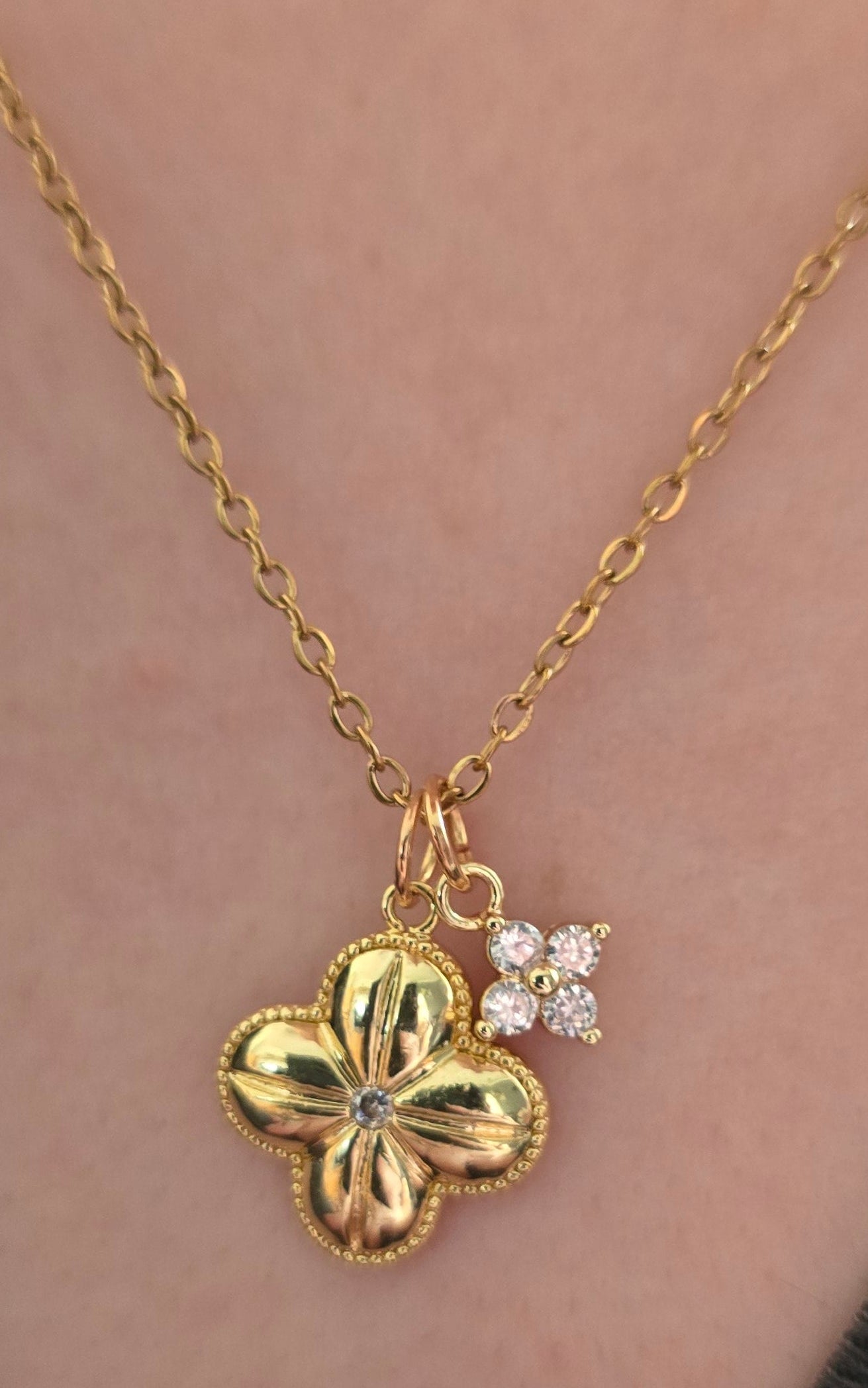 Wunderschöne Ankerkette mit zwei süßen Charms