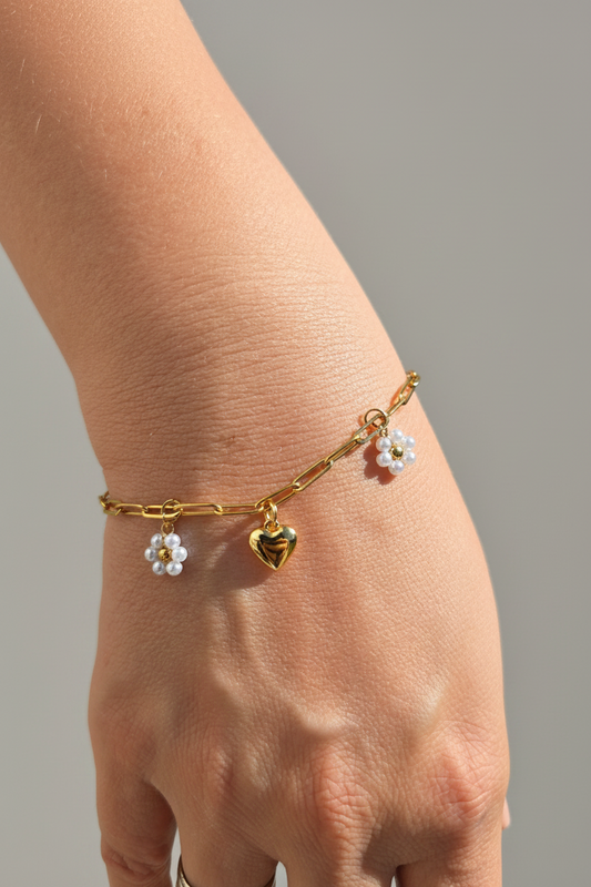Armkette mit 3 Charms