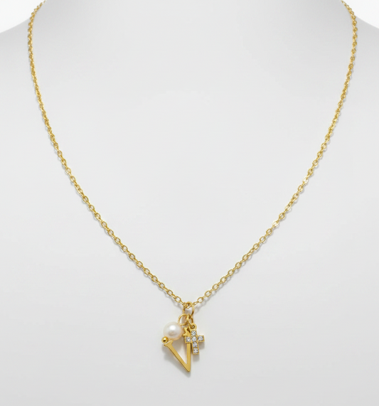 Halskette mit 3 Charms Personalisiert